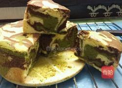 迷彩戚风蛋糕的做法图解14