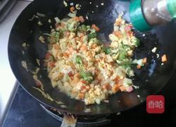 五彩蛋炒饭的做法图解10