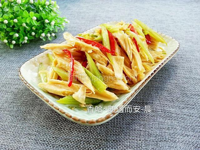 腐竹炒芹菜