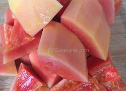 木瓜牛奶炖银耳的做法图解3