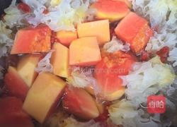 木瓜牛奶炖银耳的做法图解5
