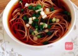 香葱麻油酱油面的做法图解3