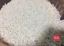  花豆焖糯米饭的做法图解1