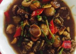 板栗焖田鸡的做法图解5