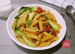 炒意大利通心粉的做法图解7