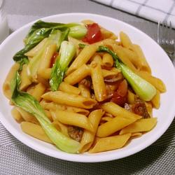 炒意大利通心粉