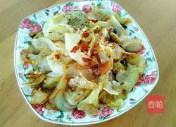 炝炒包菜的做法图解4