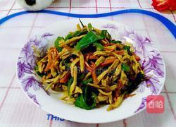 青椒胡萝卜炒鸡丝的做法图解12