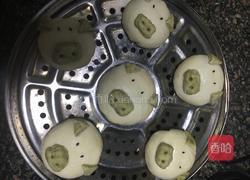 小猪豆沙包的做法图解7