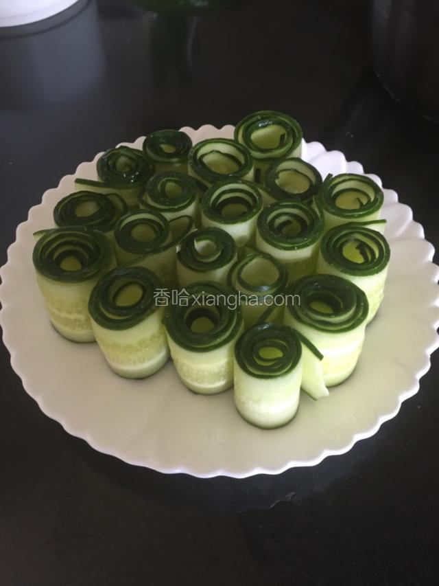 卷成卷装盘