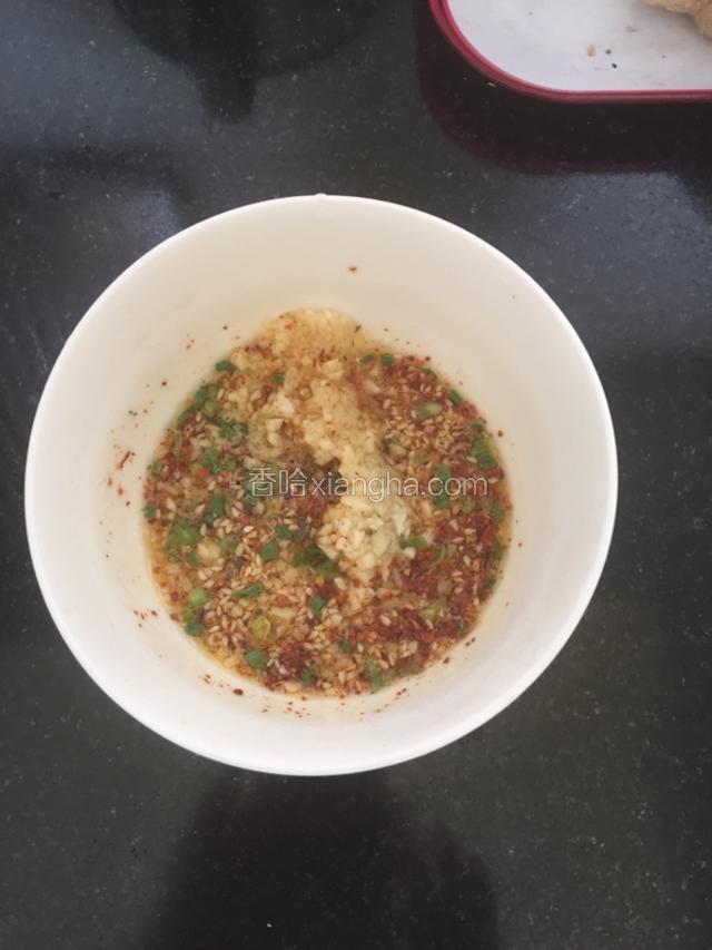 泼上热油