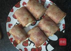 培根豆腐卷的做法图解2