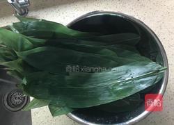 秫米(粘高粱)花豆粽子的做法图解2