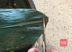 秫米(粘高粱)花豆粽子的做法图解3