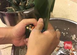 秫米(粘高粱)花豆粽子的做法图解11