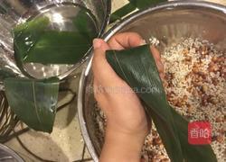 秫米(粘高粱)花豆粽子的做法图解13
