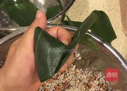 秫米(粘高粱)花豆粽子的做法图解14