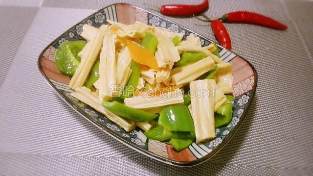 清炒腐竹