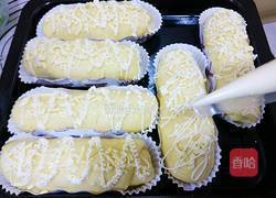 葱香火腿芝士面包的做法图解18