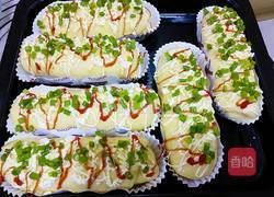 葱香火腿芝士面包的做法图解20