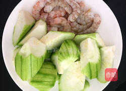 丝瓜虾仁煲的做法图解2