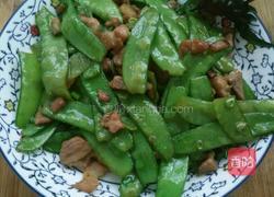 荷兰豆炒肉的做法图解9