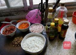 肉馅蒸蛋的做法图解1