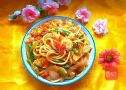 西红柿鸡蛋炒面条的做法图解11