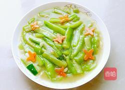 辣椒炒丝瓜的做法图解4