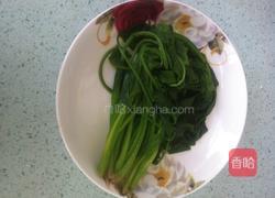 菠菜炒粉条的做法图解2