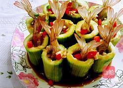 丝瓜酿虾的做法图解8