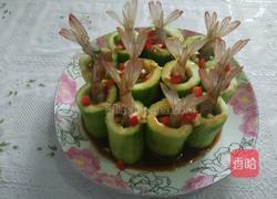 丝瓜酿虾的做法图解7