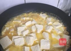 咸蛋火腿烧豆腐的做法图解4