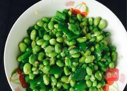 青椒毛豆的做法图解7
