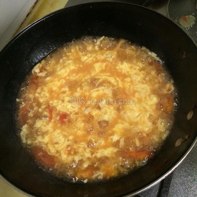沸腾一小会儿，加入一点味精