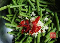 蒜泥豇豆的做法图解3