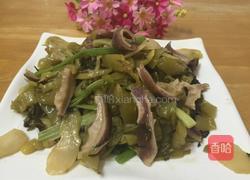 酸菜炒猪肚的做法图解11