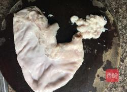 酸菜炒猪肚的做法图解4