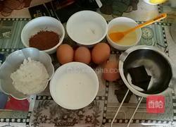 巧克力蛋糕的做法图解1