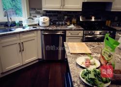 秘制菠菜肉哨面(早餐)的做法图解1