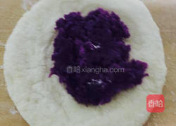 紫薯花式面包的做法图解2