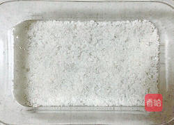 椰丝牛奶小方糕的做法图解2