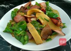 腊肉炒年糕的做法图解9