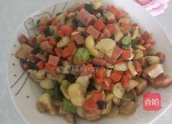 双色火腿爆四丁的做法图解7