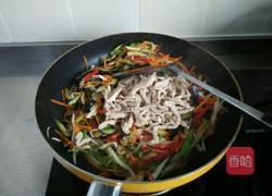 五彩茄丝的做法图解9