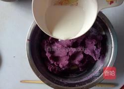紫薯芝麻饼的做法图解4