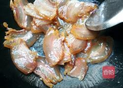 香蒜炒腊肉的做法图解3