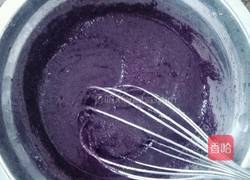 黑米花卷的做法图解3