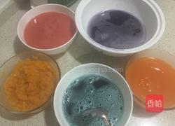 彩色面条的做法图解1