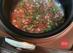 五彩焖饭的做法图解5